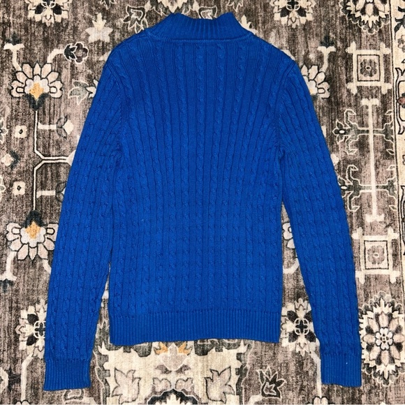 Ralph Lauren Royal Blue Turtleneck Sweater - Picture 2 of 4